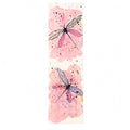 Pink Dragonfly Bookmark – Original Watercolor