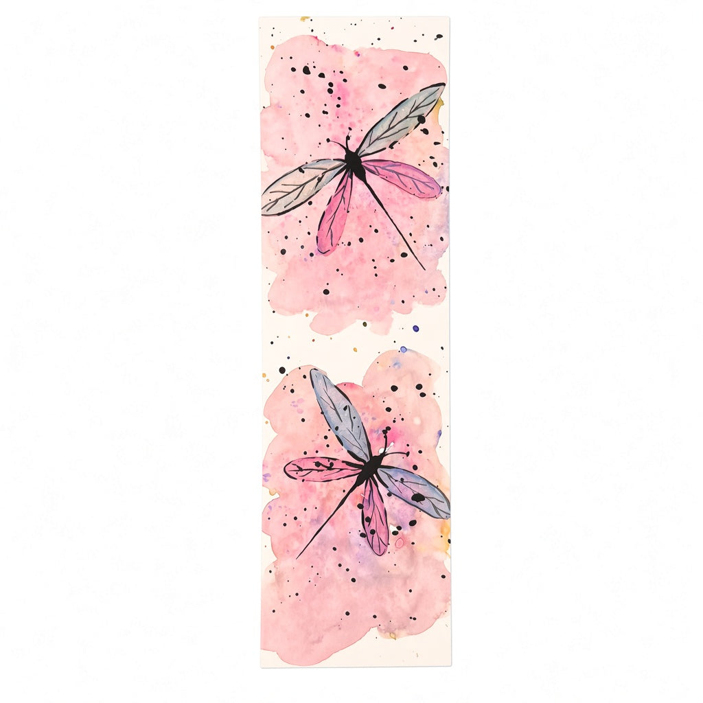 Pink Dragonfly Bookmark – Original Watercolor