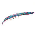 Teal & Pink Floral Anklet with Charms