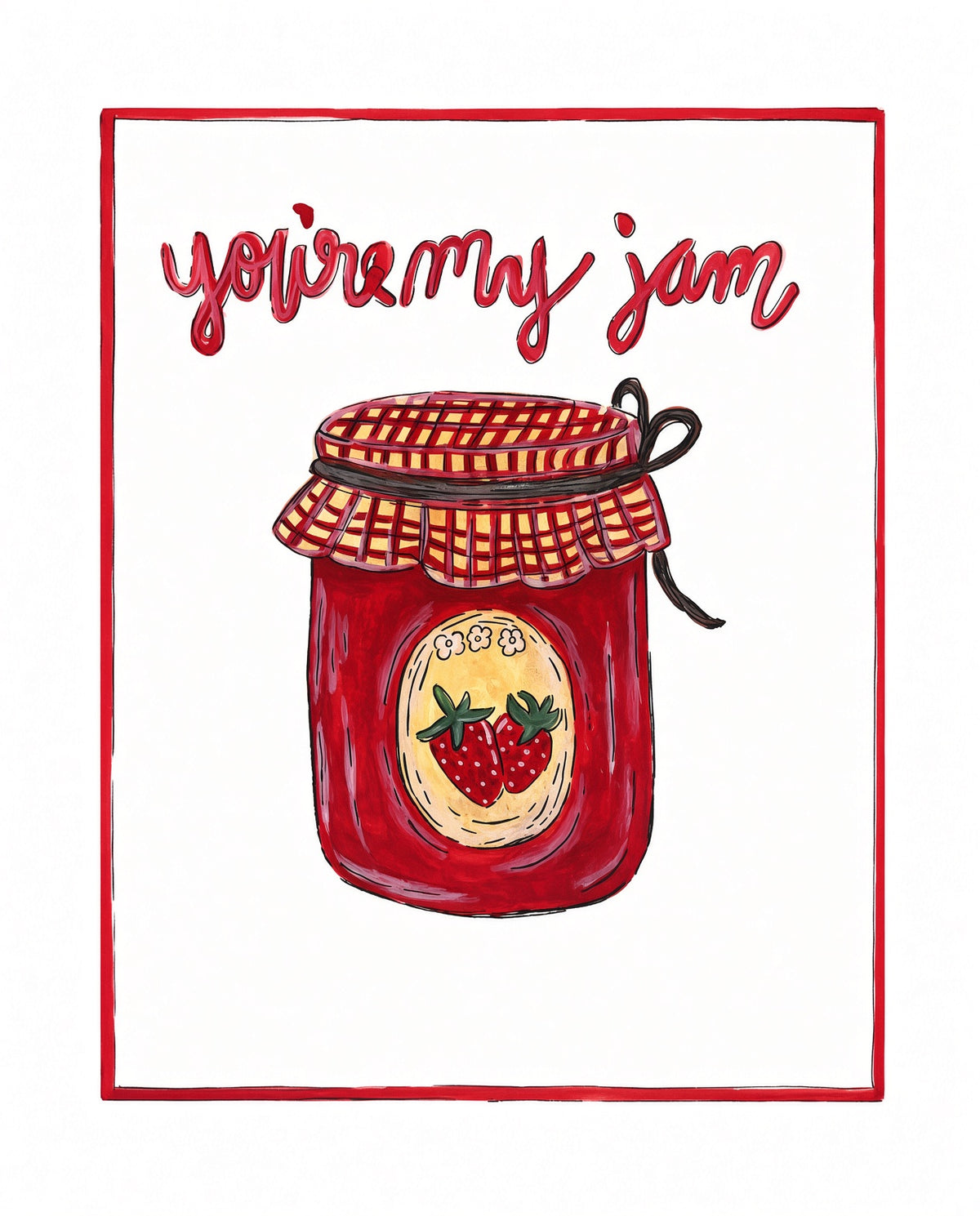 You’re My Jam – Original Watercolor Painting